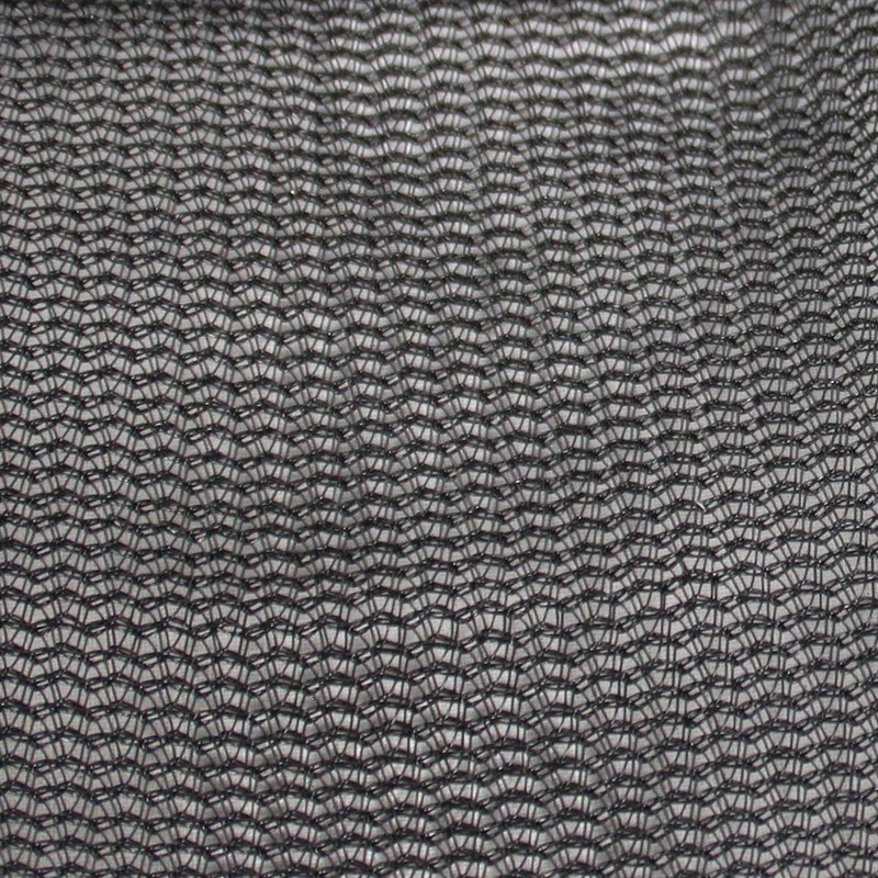 trailer cover fine mesh 5000x2500mm PE, 180 gr/m2 jet black RAL 9005