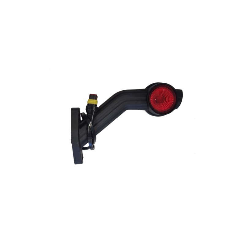feu d'encombrement LED rouge/blanc/orange droit superseal IP68 12/36V