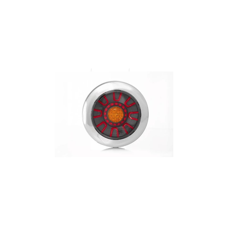 LED darklook achterlicht chrome achterlicht universeel 12/24V