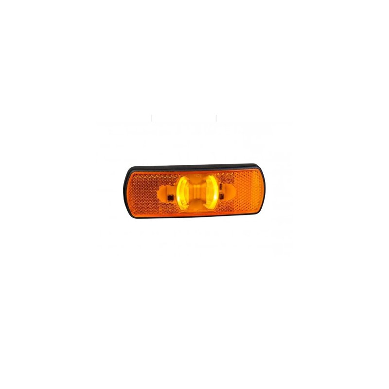LED zijmarkeringslamp neon oranje 12-24V