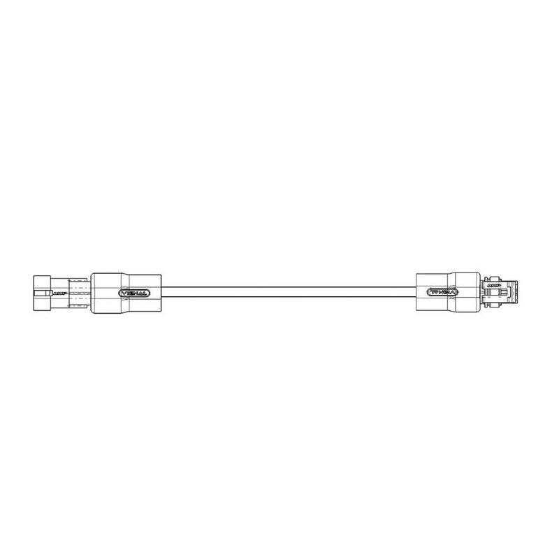 2-PIN's superseal male / 2-PIN's superseal female 150cm