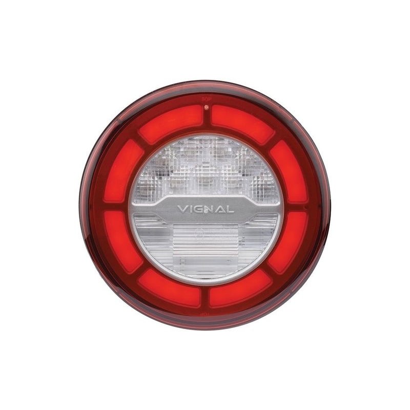 Feu arrière LED 24V avec connecteur AMP 4P MCP