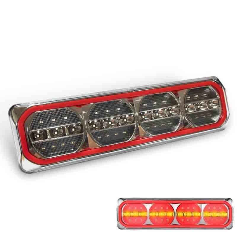 LED-Neon-Rücklicht mit dynamischem Blinklicht | 12-24V