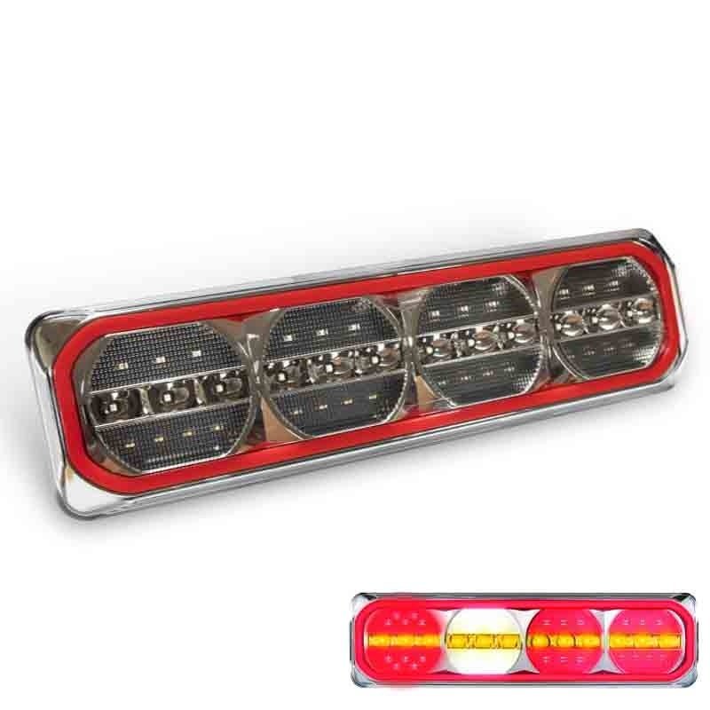 LED-Neon-Rücklicht mit dynamischem Blinklicht | 12-24V