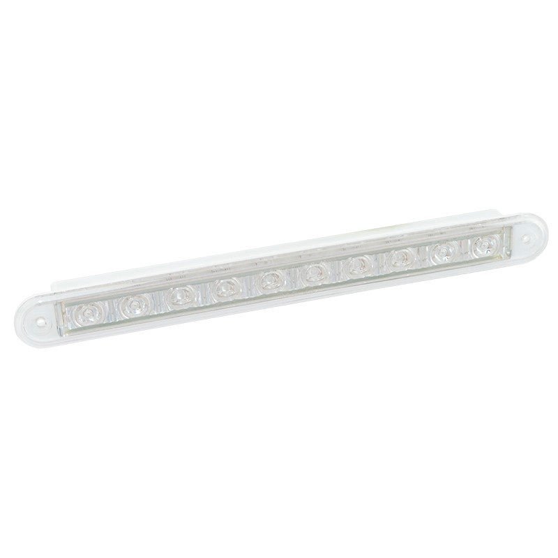 LED slimline flush mounting brake/rear light with clear lens 24V