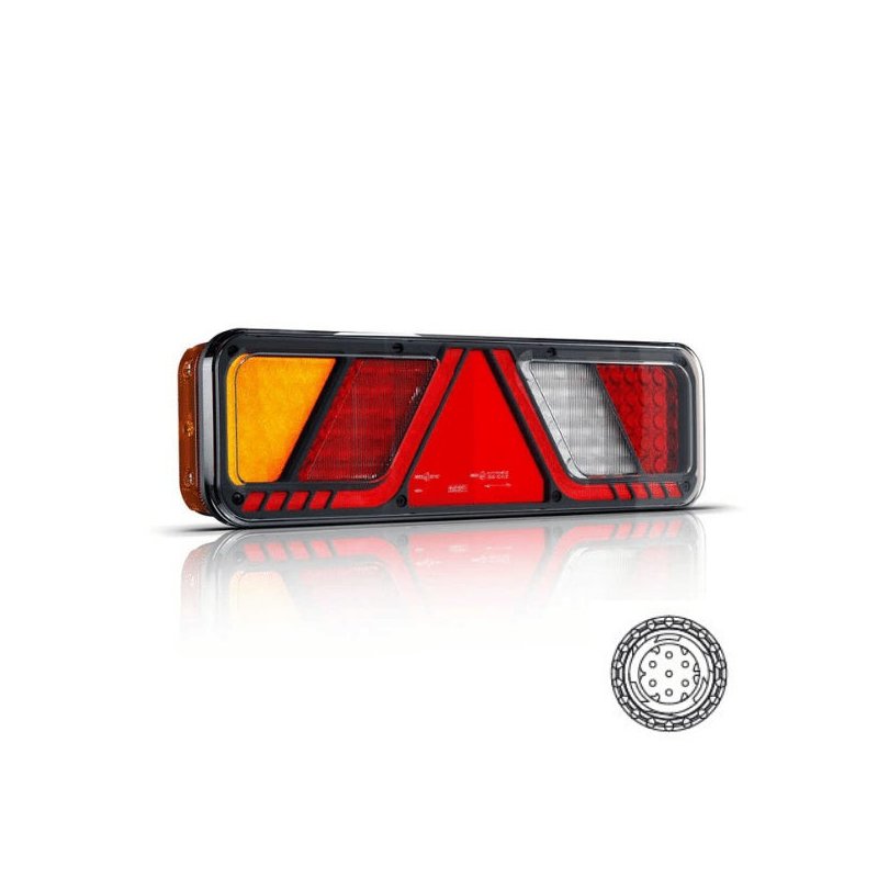 links | LED trailerlamp canbusproof | 24V | 7-PIN AMP connector