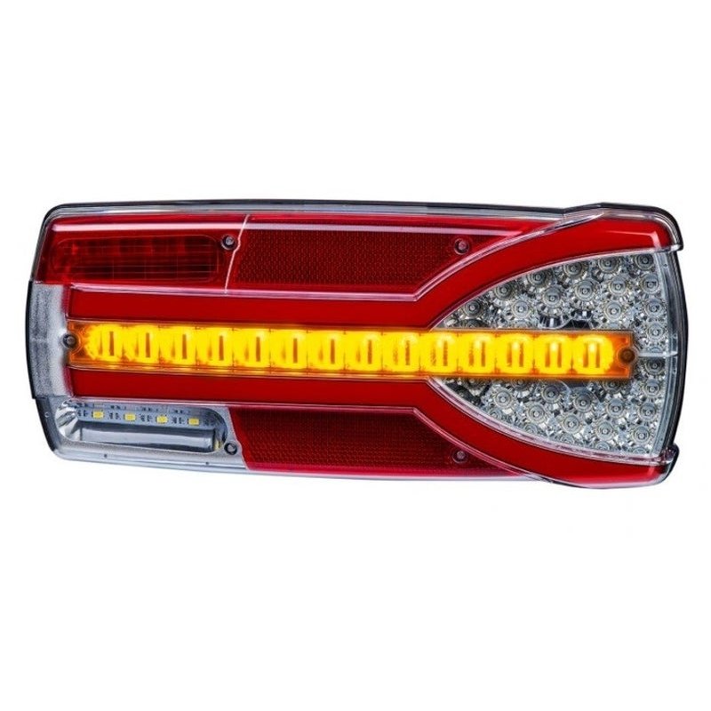 Droite | Feu arrière LED dynamique clignotant | 12-24V | Connecteur AMP 7-PIN