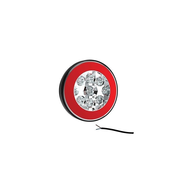 LED achteruitrijlicht met achterlicht | 12-36V | 100cm. kabel