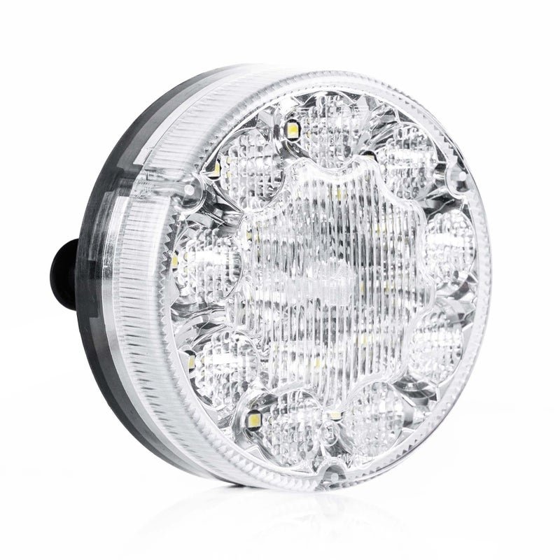 LED feu de recul rond, cabuchon transparent 24V 50cm cable