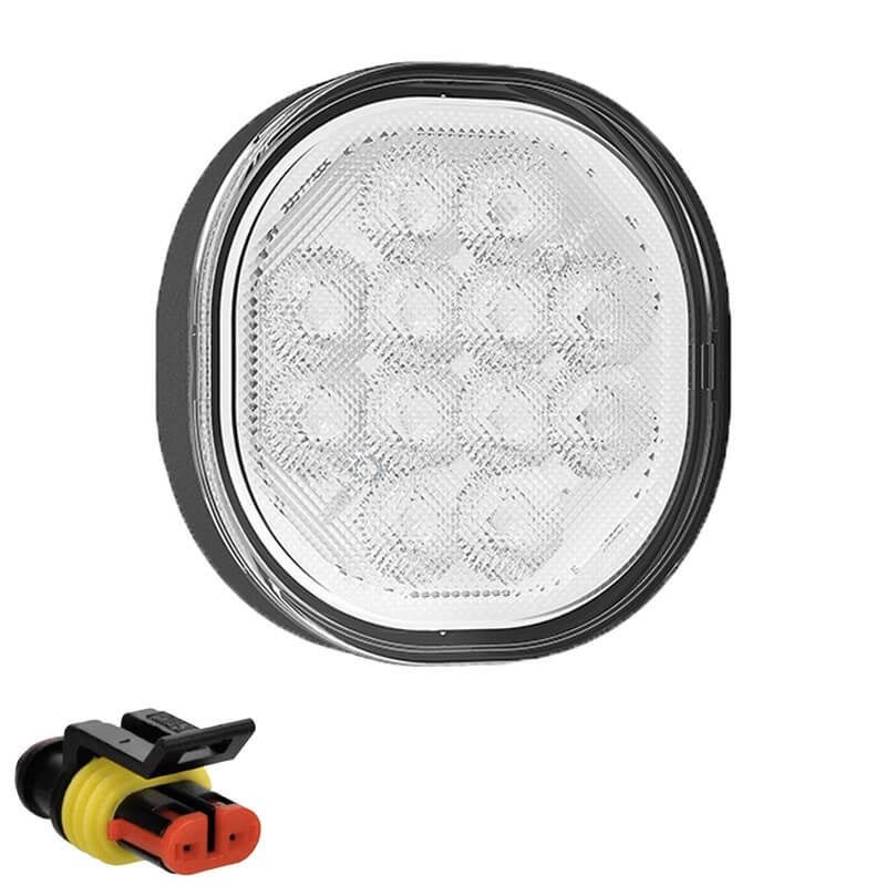 LED Rückfahrlicht | 12-24V | 50cm. Kabel | SuperSeal flacher Einbau