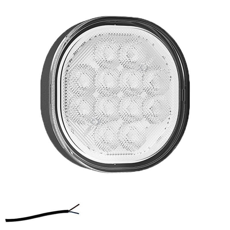 LED achteruitrijlicht | 12-24V | staande montage | 50cm. kabel