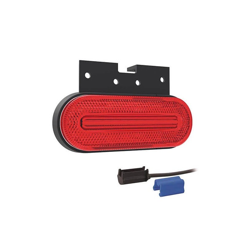 Feu de position LED rouge | 12-24V | 0,75mm². connecteur