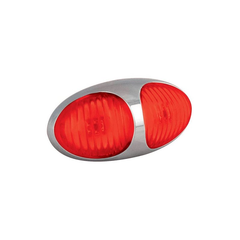 Feu de position LED rouge | 12-24V | 10cm. de cable