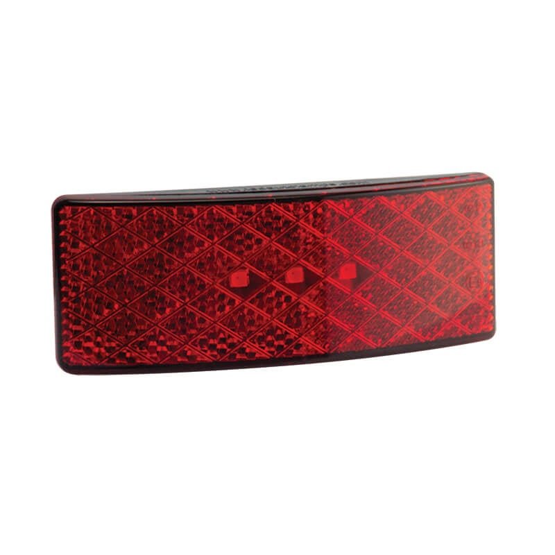 LED markeringslicht rood | 12-24V | 35cm. kabel (smoke)