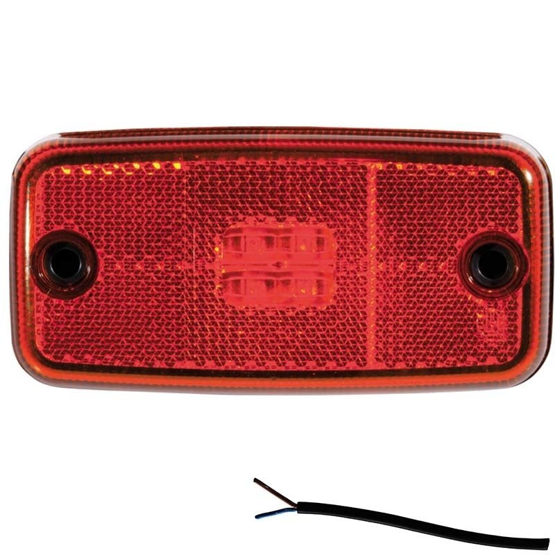Feu de position LED Rouge | 12-24V | 50cm cable