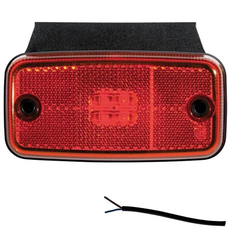 LED Positionsleuchte rot | 12-36v | 50cm. Kabel