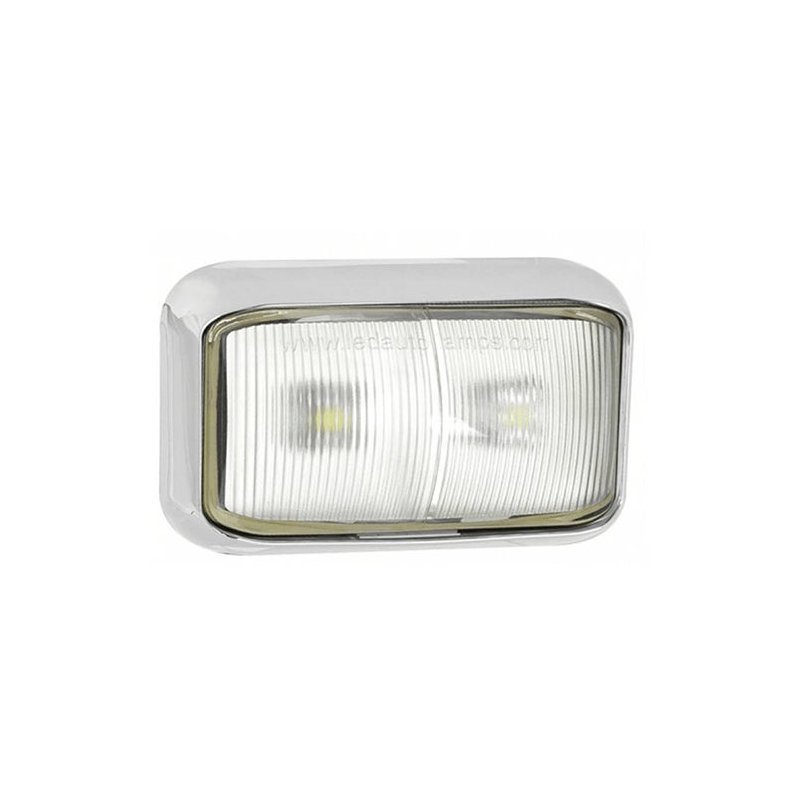 LED Umrissleuchte weiß | 12-24V | 20cm. Kabel