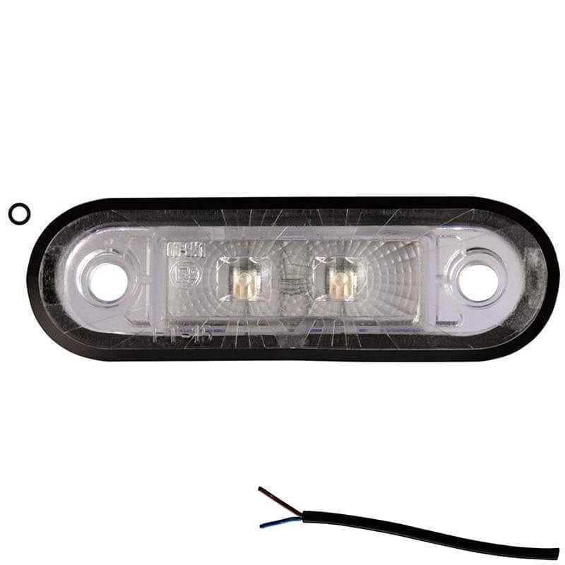 LED Positionsleuchte weiß | 12-24V | 50cm. Kabel