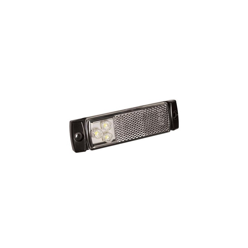 Feu de position LED blanc | 12-24V | 50cm. cable