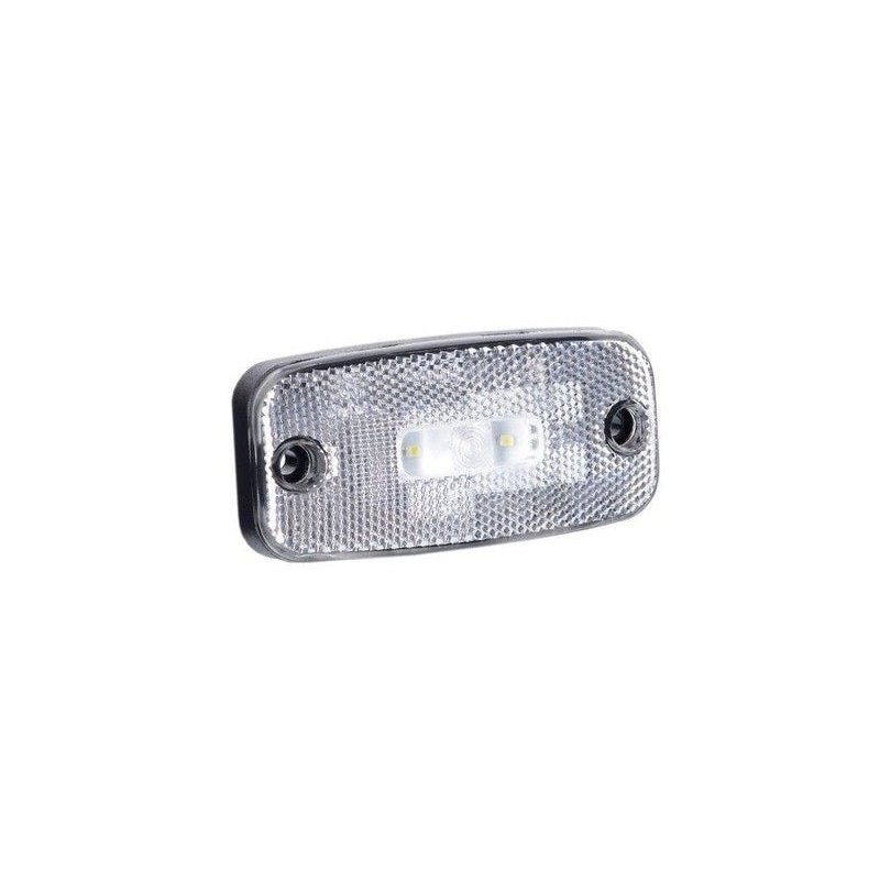 Feu de position LED blanc | 12-24V | 50cm. cable