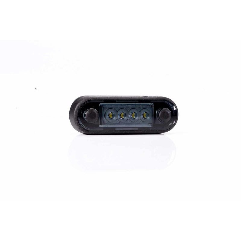 Dunkle Positionsleuchte weiß | 12-24V | 0,15m. Kabel