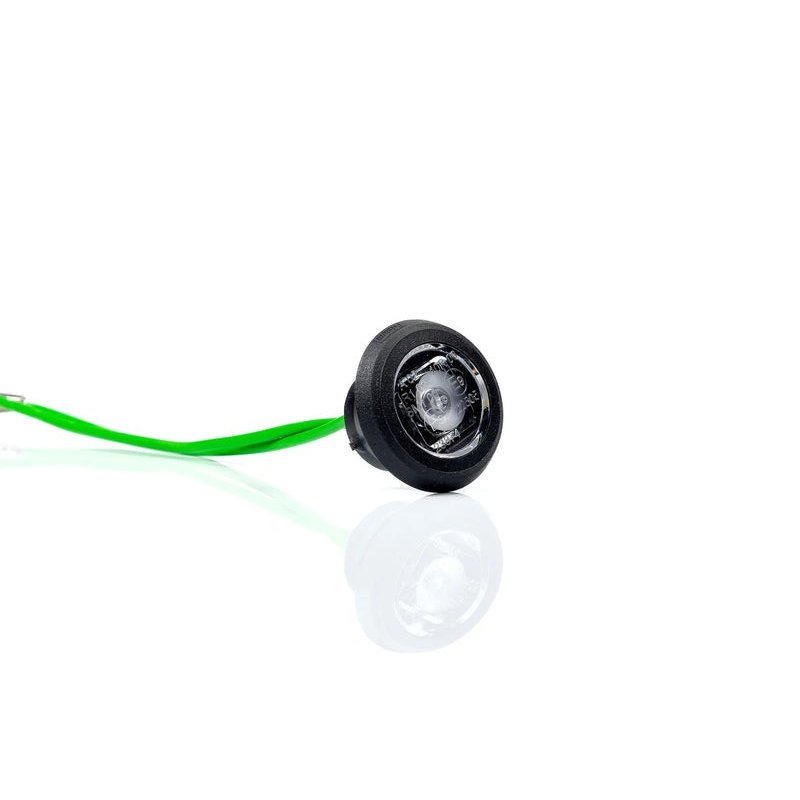 LED Feu compact de décoration à encastrer vert 12/24V