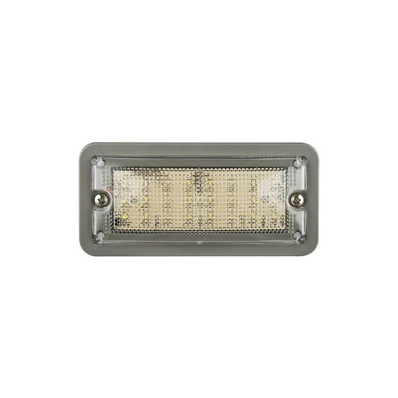 LED Innenbeleuchtung | grau | 12V | kaltweißes Licht