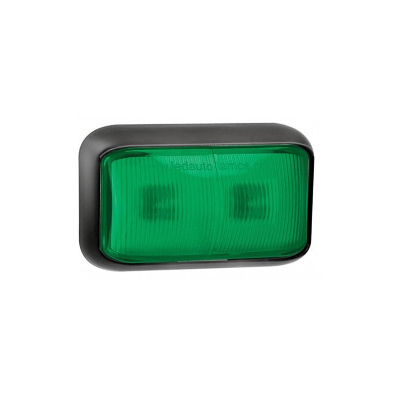Feu de position LED vert | 12-24V | 40cm. cable