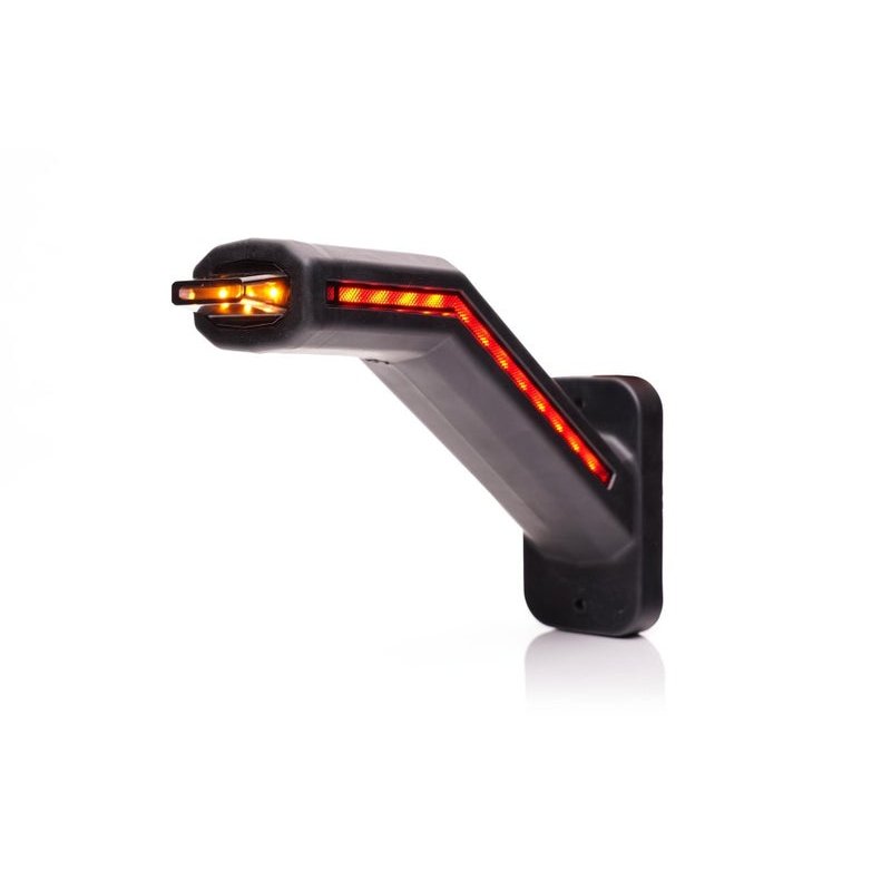 LED Feu de gabarit LED gauche excl. clignotant, cabuchon foncé 12-24V