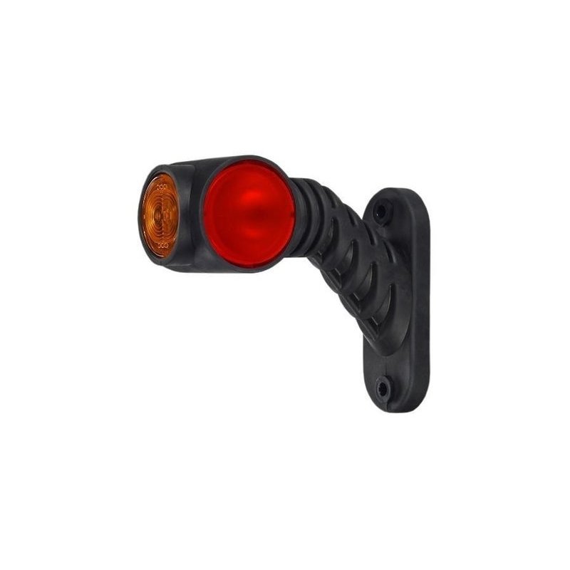 Linke LED Begrenzungsleuchte rot/weiß/amber | 12-24V | 50cm. Kabel