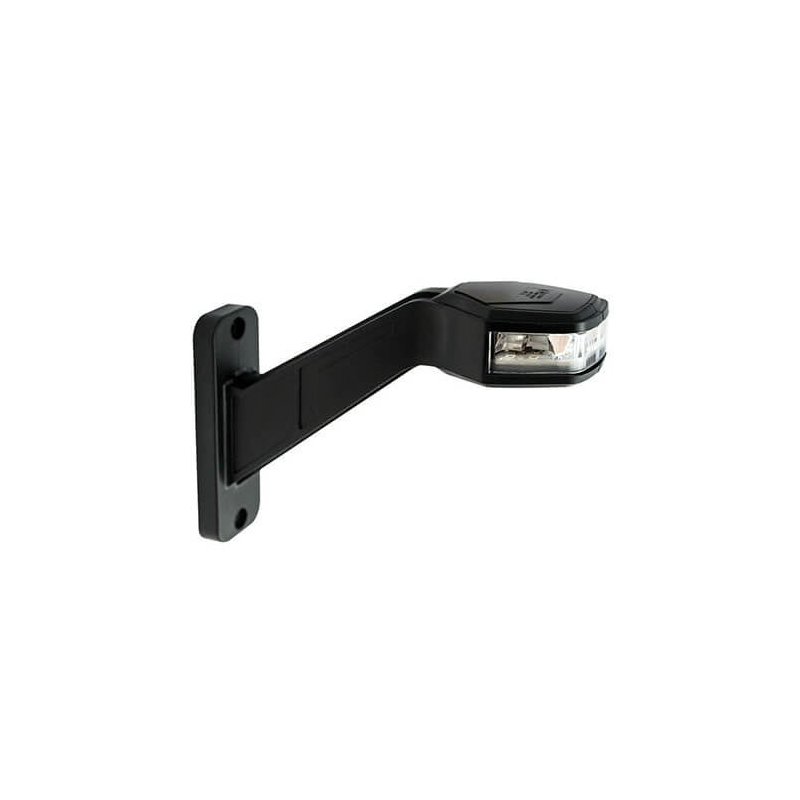 rechts | LED breedtelamp | 12-24V | 30cm. kabel | rood/wit