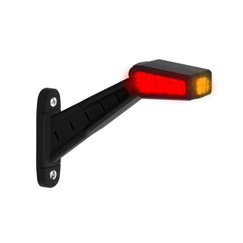 Rechts | LED Begrenzungsleuchte | 12-36v | 30cm. Kabel | rot/weiß/amber