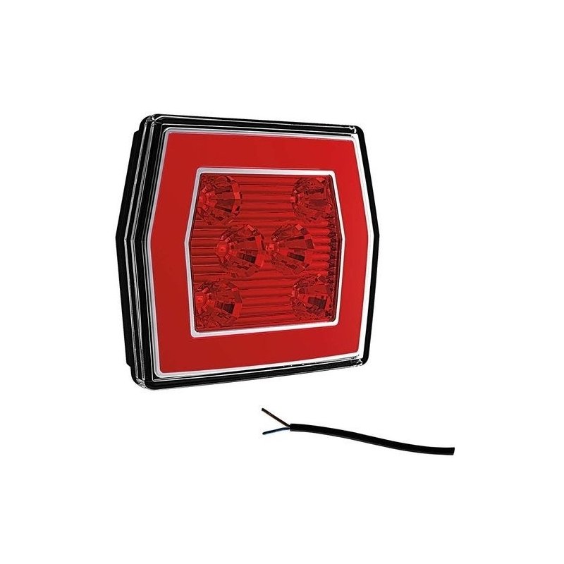 LED rear lights fog light | 12-36v | 100cm. cable