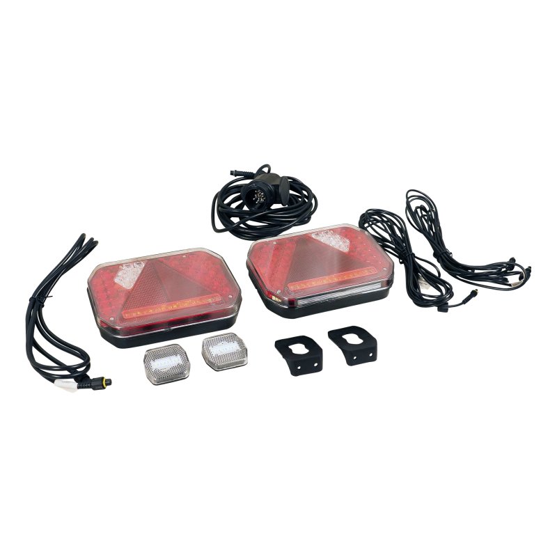 plug and play LED lighting set plug 13-pin 12-24V , including 2x width lamp