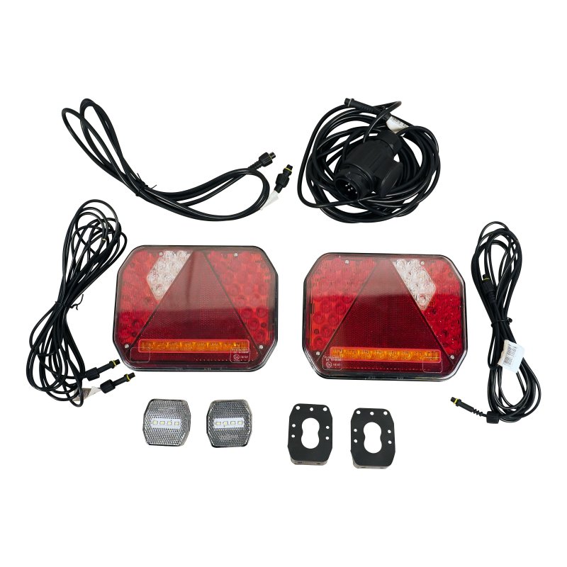 plug and play LED lighting set plug 13-pin 12-24V , including 2x width lamp