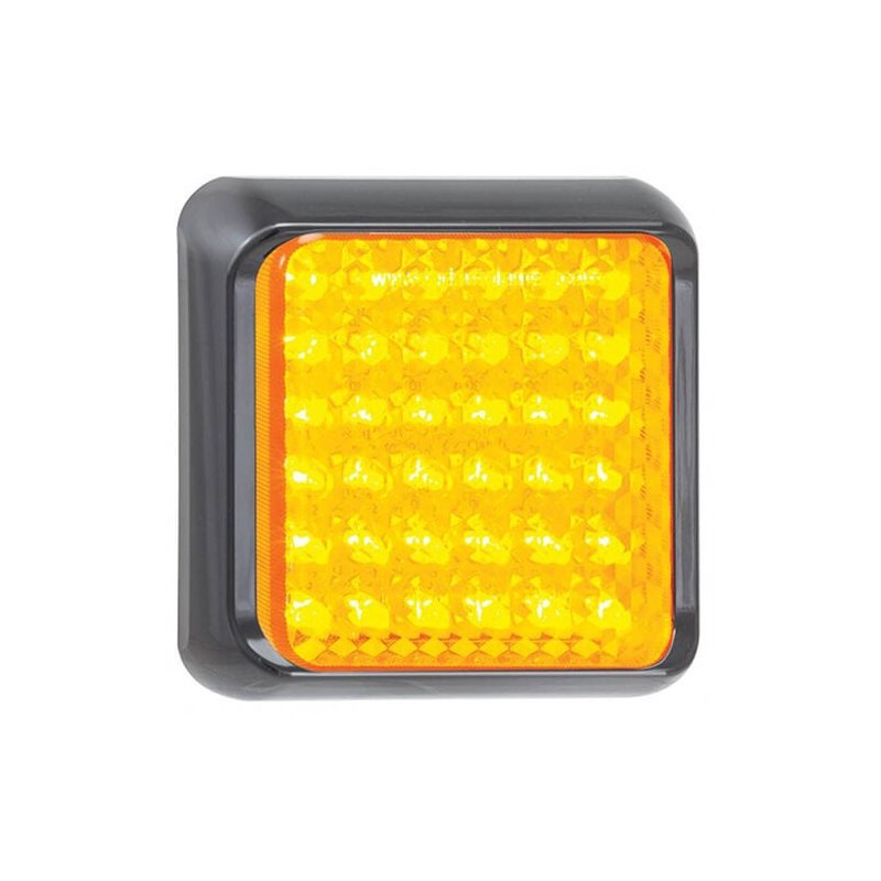 LED Blinklicht schwarz | 12-24V | 40cm. Kabel
