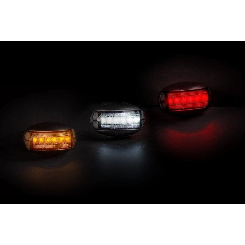 LED marker lights amber 12-24V 15cm cable