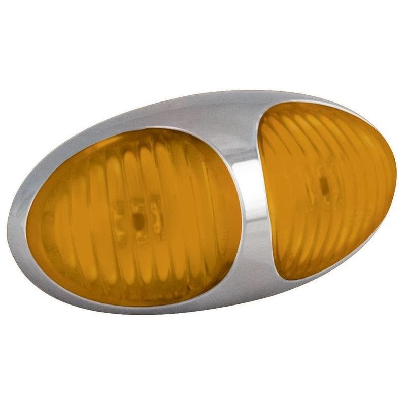 Feu de position LED orange | 12-24V | câble 10cm.