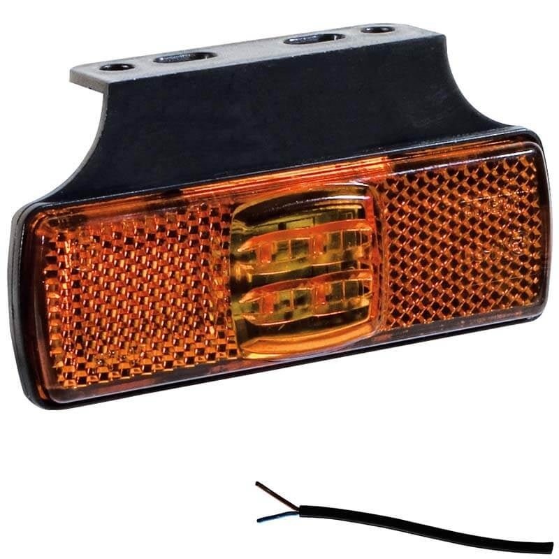 LED Positionsleuchte amber | 12-24V | 50cm. Kabel