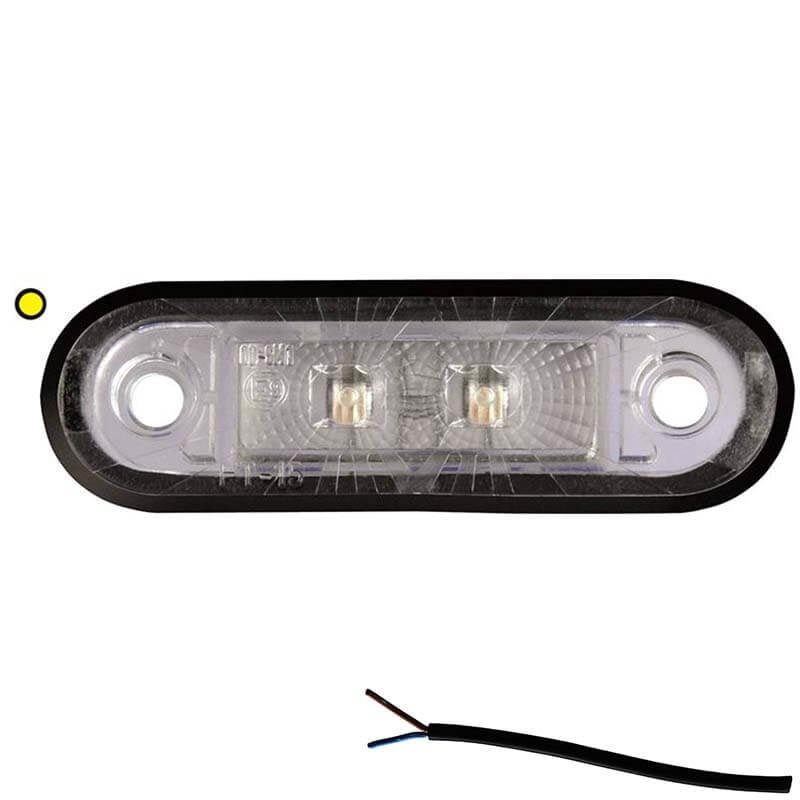 LED Positionsleuchte amber | 12-24V | 50cm. Kabel