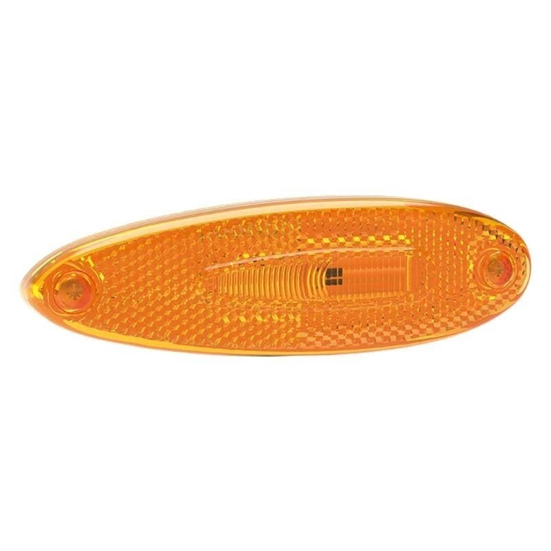 LED markeringslicht amber | 12-36V | 50cm. kabel