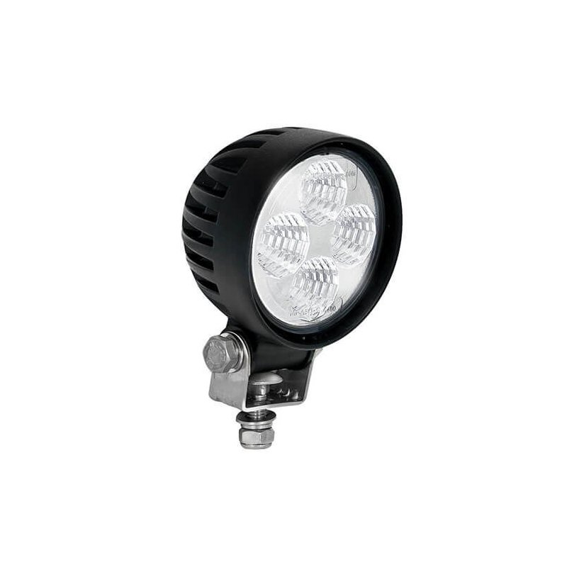 LED werklamp | 12 watt | 800 lumen | 12-24V | Floodbeam zwart