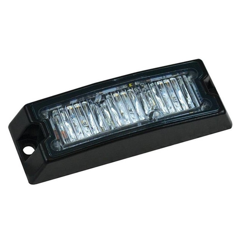LED warning light 3 LEDs | R65 | slimline | amber | 10-30V