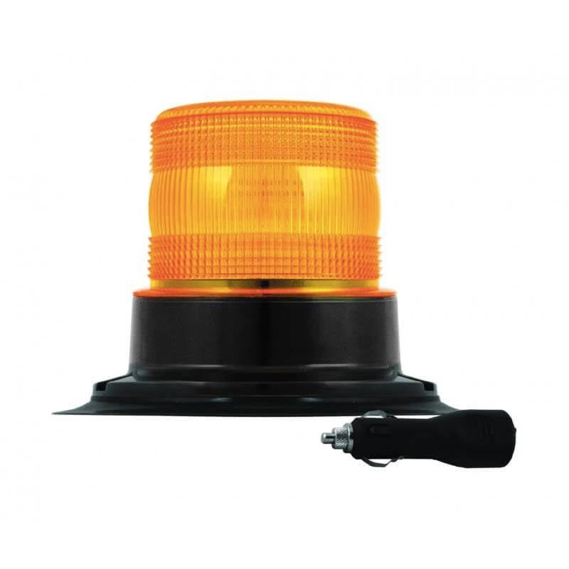 R10 LED Blitzer/Blinker 10 - 30V mit PC Magnet-Montage-Sockel