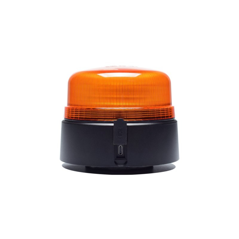 R10 LED Blitzer/Blinker 10 - 30V mit PC Magnet-Montage-Sockel