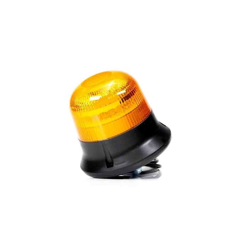 Gyrophare LED R65, rotatif, 1 boulon, 24V, câble de 1,5m