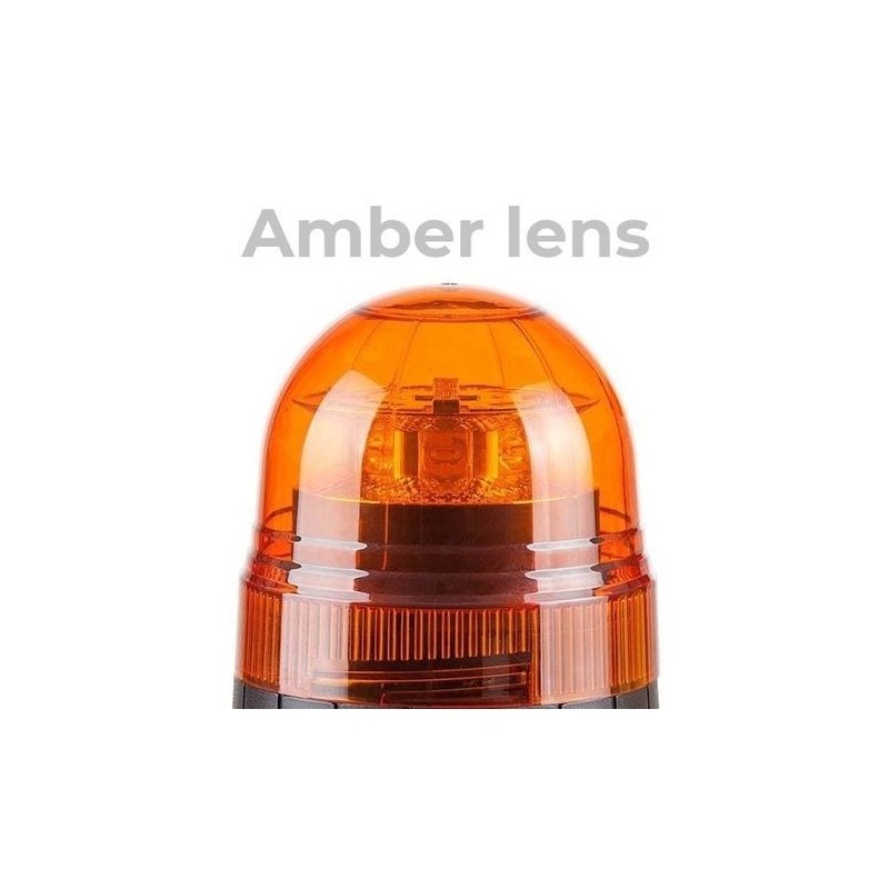 Cabochon orange pour gyrophare S07ZL201