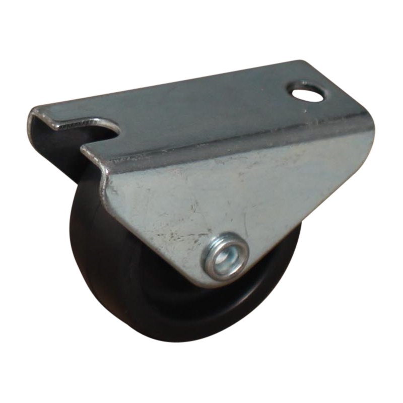 Bockrolle 32mm Serie 65 - 52 Plattenbefestigung Gleitlager