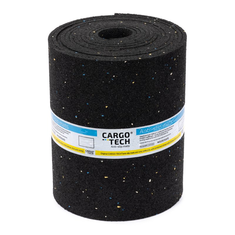 tapis antidérapant Cargotech® 5000 x 250 x 6mm noir