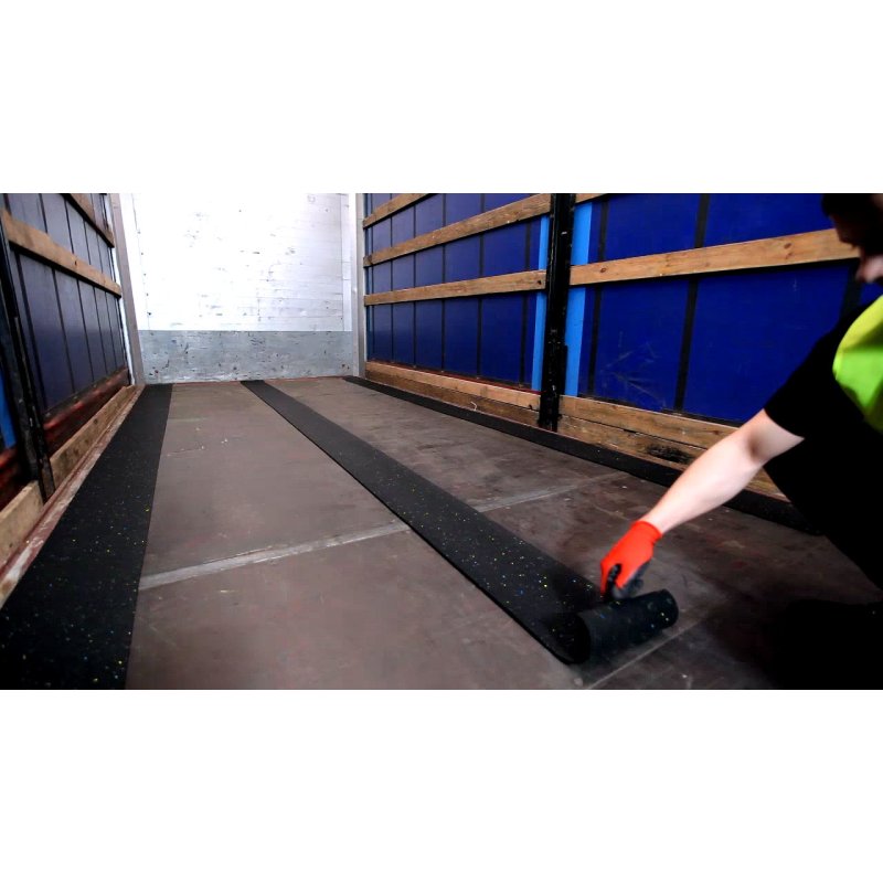 tapis antidérapant Cargotech® 5000 x 250 x 6mm noir